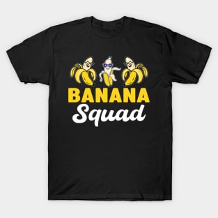 Fruit Banana Squad Funny Bananas Halloween Costume T-Shirt